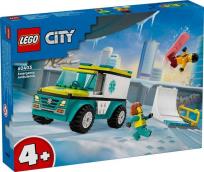 Opakowanie Lego CITY 60403 Karetka i snowboardzista