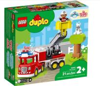 Okładka książki Lego DUPLO 10969 (4szt) Wóz strażacki