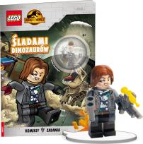 Okładka książki Lego Jraussic World Śladami dinozaurów LNC-6203S1