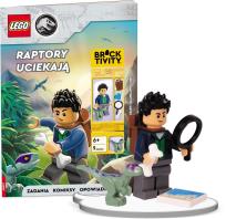 Okładka książki Lego Jurassic World Raptory uciekają