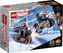 Opakowanie Lego MARVEL 76260 Motocykle Czarnej Wdowy i Kapitana Ameryki
