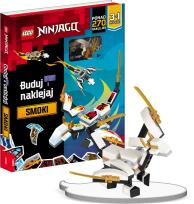 Okładka książki Lego Ninjago Buduj i naklejaj Smoki BSP-6701