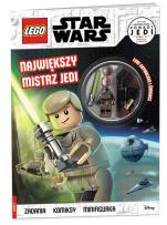Okładka książki LEGO Star Wars Największy Mistrz Jedi!