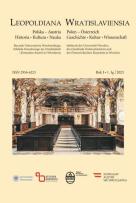 Okładka książki Leopoldiana Wratislaviensia, Rok 1, 2023