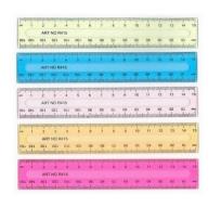 Opakowanie Linijka 15cm MIX