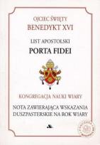 Okładka książki List apostolski Porta Fidei