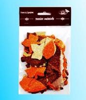 Opakowanie Listki brokatowe tonacja brązowa 60szt