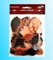 Opakowanie Listki tonacja brązowa 60szt