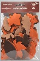 Opakowanie Listki z filcu tonacja brązowa