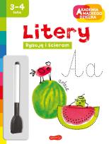 Okładka książki Litery. Akademia mądrego dziecka. Rysuję i ścieram