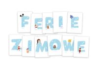 Opakowanie Litery dekoracyjne - Ferie 11el