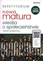 Okładka książki LO. Wiedza o społeczeństwie. Matura 2023. Repetytorium ZR
