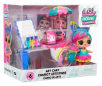 Opakowanie LOL Surprise Furniture Splatters + Art Cart