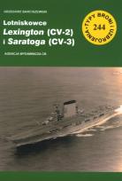 Okładka książki Lotniskowce Lexington (CV-2) i Saratoga (CV-3) (TBiU 244)