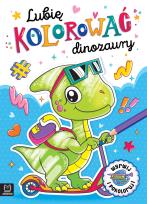 Okładka książki Lubię kolorować dinozaury
