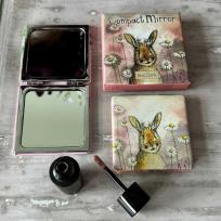 Opakowanie Lusterko w pudełku Królik i stokrotki