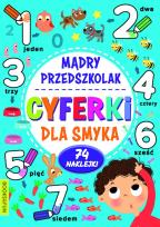Okładka książki Mądry Przedszkolak. Cyferki dla smyka