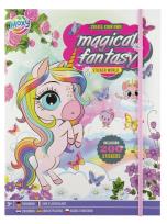 Opakowanie Magical Fantasy Naklejka World Book + 200 naklejek