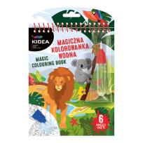 Opakowanie Magiczna kolorowanka wodna Safari Kidea