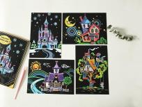 Opakowanie Magiczna Zdrapka - 4w1 Budynki 20x14cm