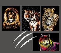 Opakowanie Magiczna Zdrapka - 4w1 Dzikość 21x30cm