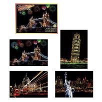 Opakowanie Magiczna Zdrapka Architektura klasyczna 4 sztuki 20x14cm