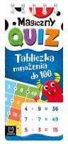 Okładka książki Magiczny quiz. Tabliczka mnożenia do 100. Spirala
