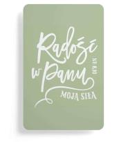 Opakowanie Magnes na lodówkę - Radość w Panu moją siłą