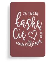 Opakowanie Magnes na lodówkę - Za twoją łaskę Cię uwielbiam