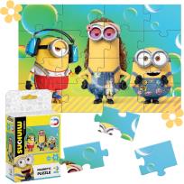 Opakowanie Magnetyczne puzzle Minionki