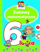 Okładka książki Mali geniusze - Zabawy matematyczne 6-latka