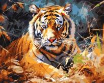 Opakowanie Malowanie po numerach 40x50 Tygrys