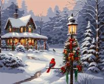 Opakowanie Malowanie po numerach 40x50 Zima