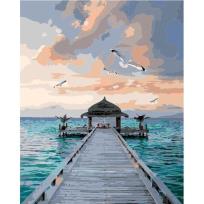 Opakowanie Malowanie po numerach - 40x50cm Pomost nad morzem