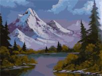 Opakowanie Malowanie po numerach - Alpy po zmroku 30x40cm