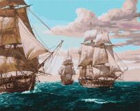 Opakowanie Malowanie po numerach - Białe żagle 40x50cm