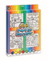 Opakowanie Malowanie po numerach chłopcy 4w1