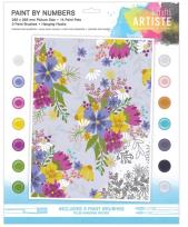 Opakowanie Malowanie po numerach - Crowded Florals
