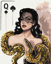 Opakowanie Malowanie po numerach - Dama pikowa 40x50cm