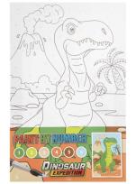 Opakowanie Malowanie po numerach Dino zielony