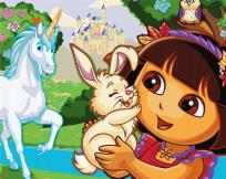 Opakowanie Malowanie po numerach - Dora poznaje świat 40x50cm