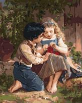 Opakowanie Malowanie po numerach - Dwoje w ogrodzie 40x50cm