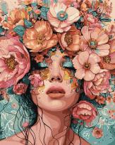 Opakowanie Malowanie po numerach - Dziewczyna 40x50cm