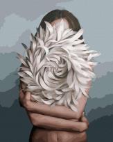 Opakowanie Malowanie po numerach Dziewczyna z białymi piwoniami