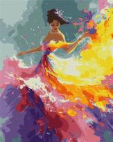 Opakowanie Malowanie po numerach - Elegancka księżniczka 40x5