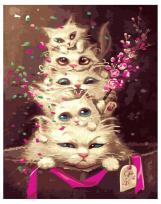 Opakowanie Malowanie po numerach - Emocjonalne kocięta 40x50