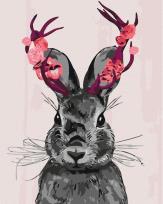 Opakowanie Malowanie po numerach - Fantastyczny królik 40x50