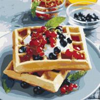 Opakowanie Malowanie po numerach - Gofry Belgijskie 3030cm