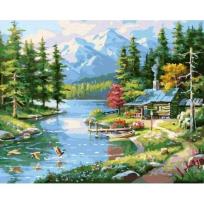 Opakowanie Malowanie po numerach - Górski krajobraz 40x50cm