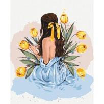 Opakowanie Malowanie po numerach - Historia tulipanów 40x50cm